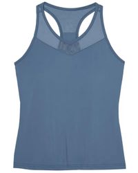 Fila - Top Met Mesh Vlak En Racerback - Lyst
