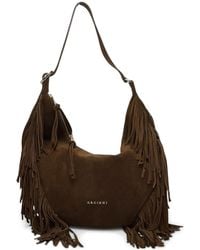 Orciani - Small Isola Fringe Hobo Shoulder Bag - Lyst
