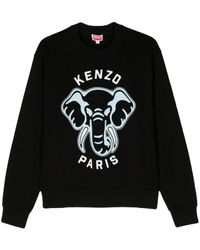 KENZO - Elephant Cotton Sweatshirt - Lyst