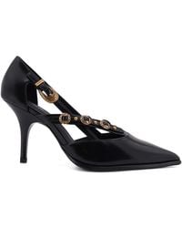 Pinko - Lady 02 Buckle-Strap Heeled Pumps - Lyst