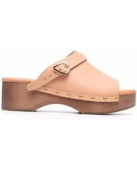 Ancient Greek Sandals - Buckle-Detail Clog Sandals - Lyst