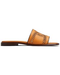 Tod's - Sandalias con cortes a láser - Lyst