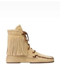 Paris Texas - Indiana Fringe-Trimmed Ankle Boots - Lyst