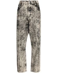 NAMACHEKO - Bleached Straight-Leg Jeans - Lyst