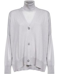 Blanca Vita - Ensemble Cardigan Et Pull En Maille Fine - Lyst