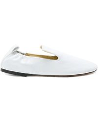 Proenza Schouler - Mocassins En Cuir À Fronces - Lyst