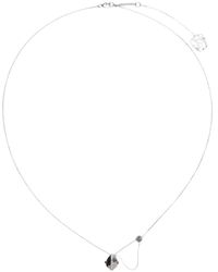 Burberry - Onyx-Shield Pendant Necklace - Lyst