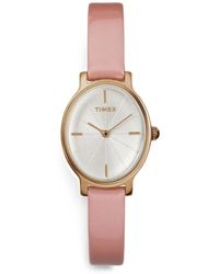 Timex - Milano Oval-Case 24Mm Watch - Lyst