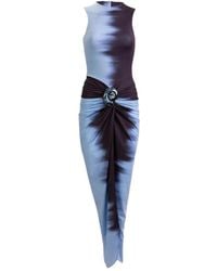 Silvia Tcherassi - Leni Gathered Jersey Maxi Dress - Lyst