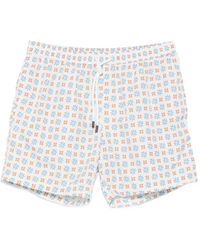 Barba Napoli - Floral-Print Drawstring Swim Shorts - Lyst