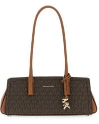 MICHAEL Michael Kors - Logo-Print Monogram Shoulder Bag - Lyst