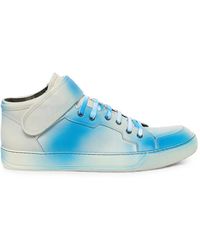 Lanvin - Midtop Velcro Sneaker - Lyst