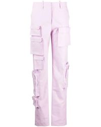 Off-White c/o Virgil Abloh - High-Waisted Cargo Trousers - Lyst