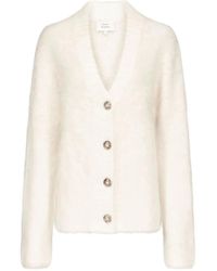Loulou de Saison - Lynn Hairy V-Neck Cardigan - Lyst