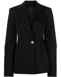 The Attico - Single-Breasted Virgin Wool Blazer - Lyst