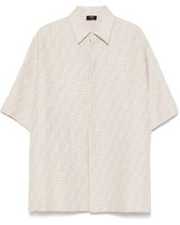 Fendi - Hemd Aus Durchgehendem Ff-Jacquard - Lyst