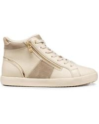 Geox - Blomiee Side-Zip Panelled Sneakers - Lyst