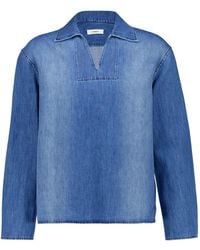 Commas - Boxy Polo-Collar Shirt - Lyst