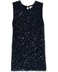 P.A.R.O.S.H. - Sequined Mini Dress - Lyst