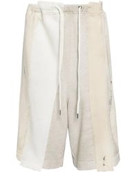 Maison Mihara Yasuhiro - Cotton Track Shorts - Lyst