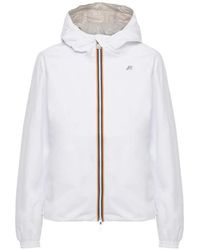 K-Way - Hoodie Logo-Detail Jacket - Lyst