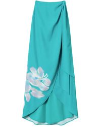 Twinset - Falda cruzada con estampado floral - Lyst