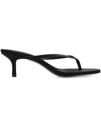 Black Suede Studio - Tash Thong-Strap Sandals - Lyst