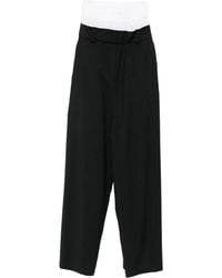 Vestiaire d'un Oiseau Libre - Elasticated-Waistband Trousers - Lyst