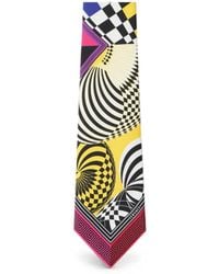 Versace - Printed Silk Twill Tie - Lyst