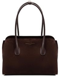Roberto Festa - Medium Zeta Suede Tote Bag - Lyst