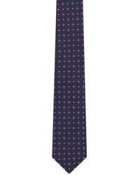 ZEGNA - Zijden Stropdas Met Jacquard-Patroon - Lyst