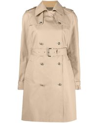 MICHAEL Michael Kors - Double-breasted Trench Coat - Lyst