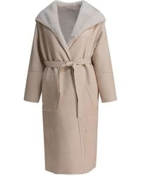 Blancha - Lammy Jas Met Capuchon En Ceintuur - Lyst