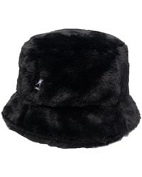 Kangol - Logo-Patch Faux-Fur Bucket Hat - Lyst