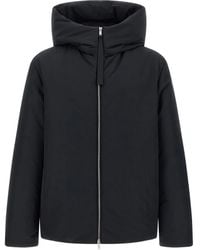 Jil Sander - Plumífero Con Capucha - Lyst