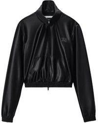Alexander Wang - サテン トラックジャケット - Lyst