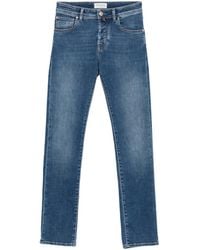 Jacob Cohen - Nick Faded-Effect Slim-Fit Jeans - Lyst