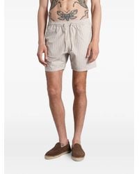 MC2 Saint Barth - Pinstripe-Print Drawstring-Waist Swim Shorts - Lyst