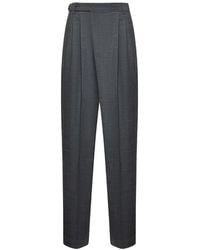 Brunello Cucinelli - Pleated Tailored Trousers - Lyst