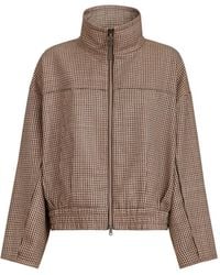 Brunello Cucinelli - Wool Blouson Jacket - Lyst