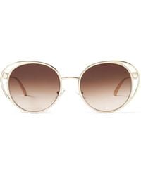 Jimmy Choo - Angela Round-Frame Sunglasses - Lyst