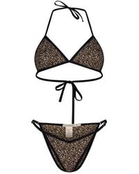 Paramidonna - Lilia Leopard-Print Bikini - Lyst