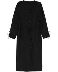 James Perse - Tie-Fastening Button-Up Shirt Dress - Lyst
