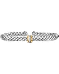 David Yurman - Cable Flex Centre Station Bracelet - Lyst