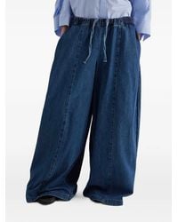 MEIMEIJ - Elasticated-Waist Pocket Jeans - Lyst