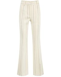 Gabriela Hearst - Pantalones acampanados a rayas diplomáticas - Lyst