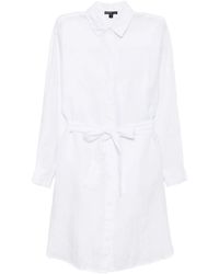 James Perse - Robe-Chemise En Lin - Lyst