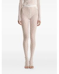 2310 STUDIO - Hose mit Spitzenmuster - Lyst