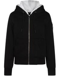 Moose Knuckles - Bunny Logo-Patch Drawstring Hoodie - Lyst