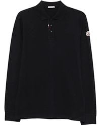 Moncler - Polo À Patch Logo - Lyst